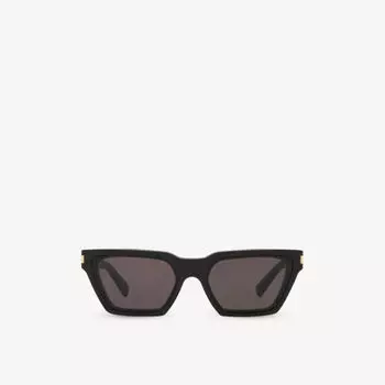 Солнцезащитные очки в оправе «кошачий глаз» SL633 Calista из ацетата Saint Laurent, черный