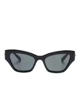 Солнцезащитные очки в оправе 'кошачий глаз' Swarovski, черный