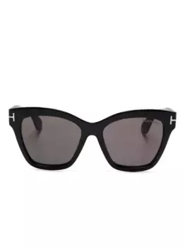 Солнцезащитные очки в оправе 'кошачий глаз' TOM FORD Eyewear, черный