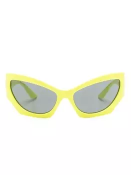Солнцезащитные очки в оправе 'кошачий глаз' Versace Eyewear, желтый