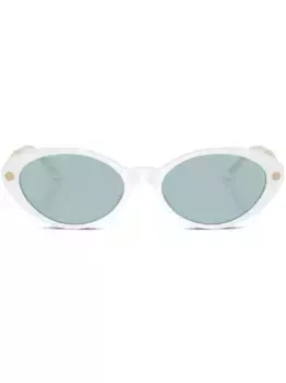 Солнцезащитные очки в оправе 'кошачий глаз' Versace Eyewear, белый