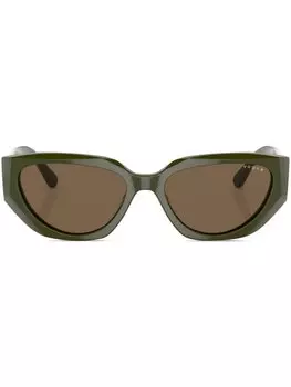 Солнцезащитные очки в оправе 'кошачий глаз' Vogue Eyewear, зеленый