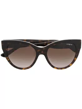Солнцезащитные очки в оправе 'кошачий глаз' Vogue Eyewear, коричневый