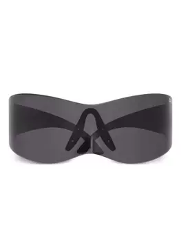 Солнцезащитные очки в оправе маски Balenciaga Eyewear, черный