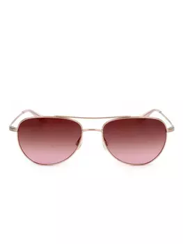 Солнцезащитные очки в оправе «пилот» Barton Perreira, золотой