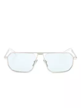 Солнцезащитные очки в оправе «пилот» Prada Eyewear, серебряный