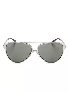 Солнцезащитные очки в оправе пилота Saint Laurent Eyewear, серый