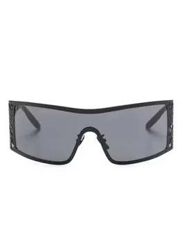 Солнцезащитные очки в оправе Shield Dolce & Gabbana Eyewear, черный