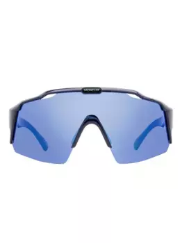 Солнцезащитные очки в оправе Shield Moncler Eyewear, синий