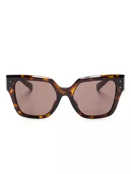 Солнцезащитные очки в оправе Wayfarer Dolce & Gabbana Eyewear, коричневый