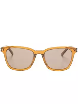 Солнцезащитные очки в оправе wayfarer Saint Laurent Eyewear, коричневый