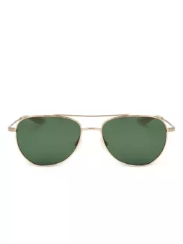 Солнцезащитные очки в овальной оправе Barton Perreira, золотой