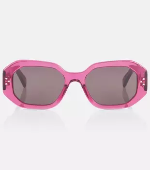 Солнцезащитные очки в овальной оправе Bold 3 Dots Celine, фиолетовый