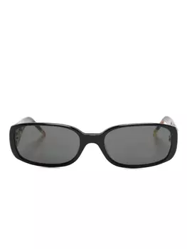 Солнцезащитные очки в овальной оправе Casablanca, черный