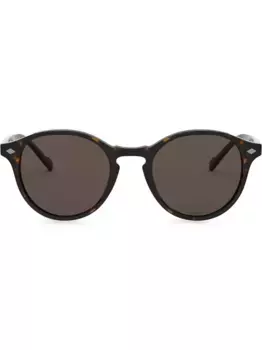 Солнцезащитные очки в овальной оправе черепаховой расцветки Vogue Eyewear, коричневый