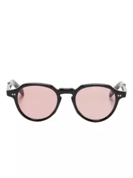 Солнцезащитные очки в овальной оправе Cutler & Gross, черный