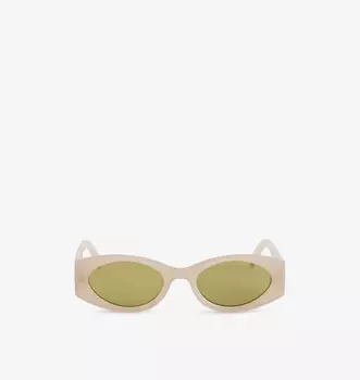 Солнцезащитные очки в овальной оправе Lsp2452424 Mermaiden Le Specs, цвет oatmeal