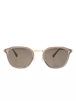 Солнцезащитные очки в овальной оправе Mykita, золотой