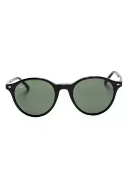 Солнцезащитные очки в овальной оправе Ray-Ban, черный