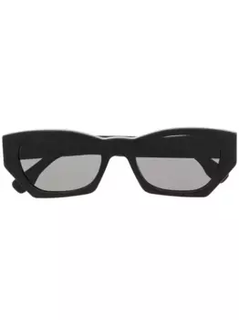 Солнцезащитные очки в овальной оправе Retrosuperfuture, черный