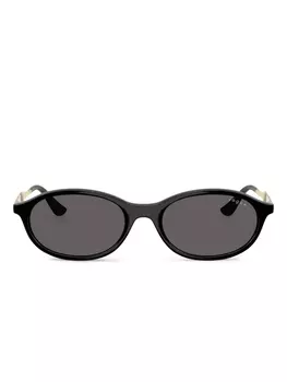 Солнцезащитные очки в овальной оправе Vogue Eyewear, черный