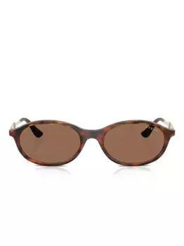 Солнцезащитные очки в овальной оправе Vogue Eyewear, коричневый