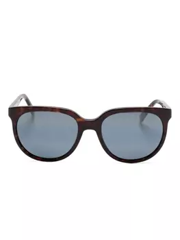 Солнцезащитные очки в овальной оправе Vuarnet, коричневый
