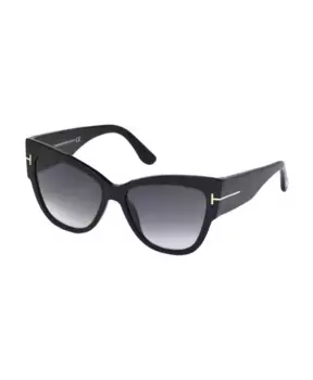 Солнцезащитные очки в пластиковой оправе ft0371 Tom Ford, черный