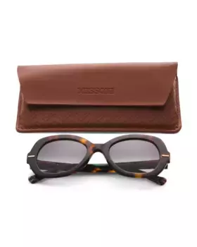 Солнцезащитные очки в полной оправе с бабочкой, 52 мм Missoni, цвет Havana Brown