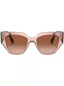 Солнцезащитные очки в прозрачной квадратной оправе Vogue Eyewear, розовый