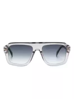 Солнцезащитные очки в прозрачной оправе Eyewear by David Beckham, серый