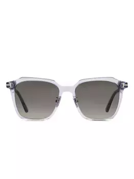 Солнцезащитные очки в прозрачной оправе TOM FORD Eyewear, серый