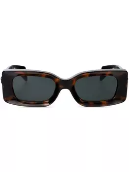 Солнцезащитные очки в прямоугольной оправе 0VE4474U Versace Eyewear, коричневый