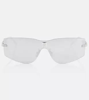 Солнцезащитные очки в прямоугольной оправе 4Gem Givenchy, металлик