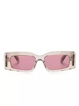 Солнцезащитные очки в прямоугольной оправе Alaa, коричневый