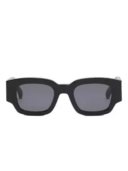 Солнцезащитные очки в прямоугольной оправе AMI Paris, черный