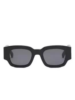 Солнцезащитные очки в прямоугольной оправе AMI Paris, черный