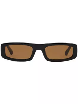 Солнцезащитные очки в прямоугольной оправе AMI Paris, черный