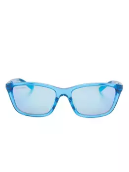 Солнцезащитные очки в прямоугольной оправе Balenciaga Eyewear, синий