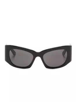 Солнцезащитные очки в прямоугольной оправе Balenciaga Eyewear, черный