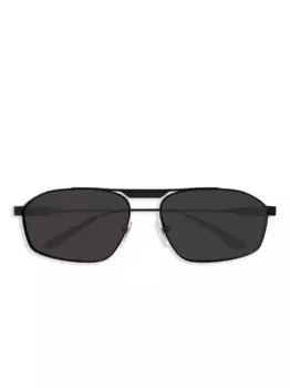 Солнцезащитные очки в прямоугольной оправе Balenciaga Eyewear, черный