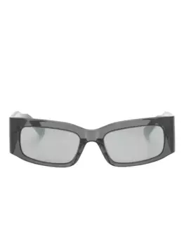 Солнцезащитные очки в прямоугольной оправе Balenciaga Eyewear, черный