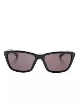 Солнцезащитные очки в прямоугольной оправе Balenciaga Eyewear, черный