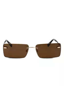 Солнцезащитные очки в прямоугольной оправе Calvin Klein Jeans, золотой