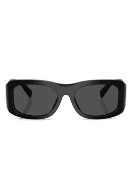 Солнцезащитные очки в прямоугольной оправе Dolce & Gabbana Eyewear, черный
