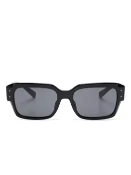 Солнцезащитные очки в прямоугольной оправе Dolce & Gabbana Eyewear, черный