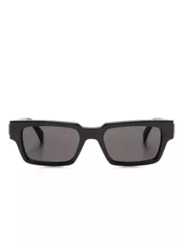 Солнцезащитные очки в прямоугольной оправе Dunhill, черный