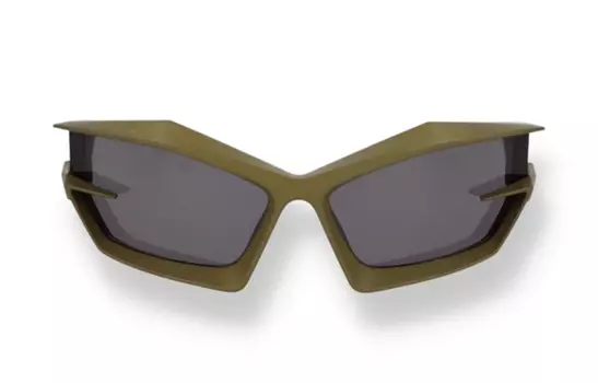 Солнцезащитные очки в прямоугольной оправе Givenchy, зеленый