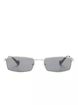 Солнцезащитные очки в прямоугольной оправе Gucci Eyewear, черный