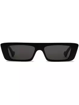 Солнцезащитные очки в прямоугольной оправе Gucci Eyewear, черный